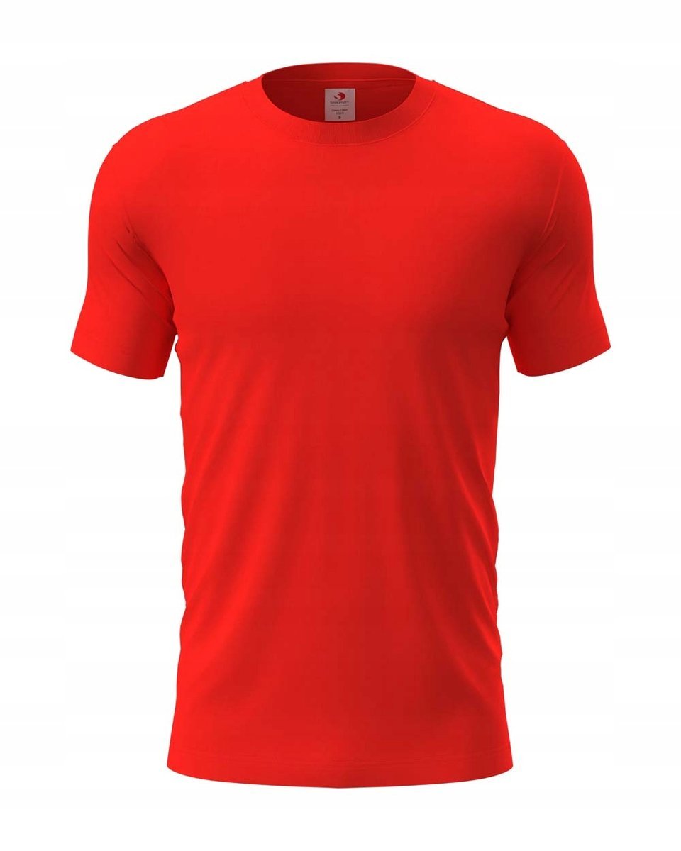 Koszulka męska T-shirt męski Stedman Classic-T Fitted Scarlet Red L