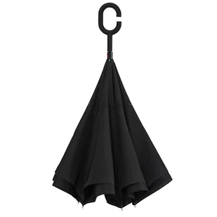 Parasol Odwrócony "Revers" Holenderski - Czarny - Parasole - miniaturka - grafika 1