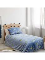 Pościel dla dzieci - The Home Deco Kids Komplet pościeli renforcé w kolorze niebieskim - 200 x 140 cm - miniaturka - grafika 1