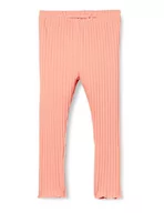 Legginsy - Koton Dziecięce legginsy basic, prążkowane, elastyczne legginsy, Pomarańczowy (200), 3-4 Lat - miniaturka - grafika 1