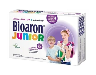 PHYTOPHARM Bioaron Junior, 30 kapsułek do żucia, Phytopharm 3552141 - Stawy, mięśnie, kości - miniaturka - grafika 1