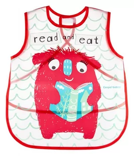 Canpol babies Canpol Fartuszek zmywalny miękki MONSTERS : Kolor - Granatowy - Śliniaki i fartuszki - miniaturka - grafika 2