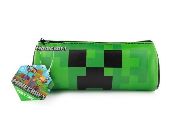 Piórnik szkolny tuba Minecraft Creeper na przybory dla dzieci