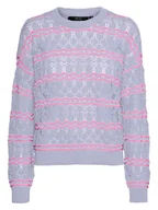 Swetry damskie - Vero Moda Sweter w kolorze błękitno-różowym - miniaturka - grafika 1