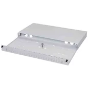 Pozostałe akcesoria sieciowe - Przełącznica światłowodowa 19" 1U 24xSC Duplex, szara - miniaturka - grafika 1