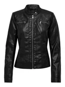 Płaszcze damskie - capispalla e giacche donna only 15081400 bandit biker black - ONLY - miniaturka - grafika 1