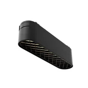 Lampy pozostałe - RADITY Basis Grid LED 6W 3000K 90 st 11,6cm lampa czarna do szyn magnetycznych - miniaturka - grafika 1