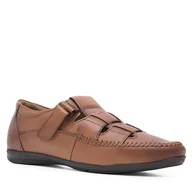 Sandały męskie - Sandały Go Soft 1322 Camel - miniaturka - grafika 1