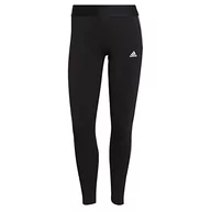Legginsy - adidas Damskie legginsy W 3s, 78 legginsy, czarne/białe, XS - miniaturka - grafika 1