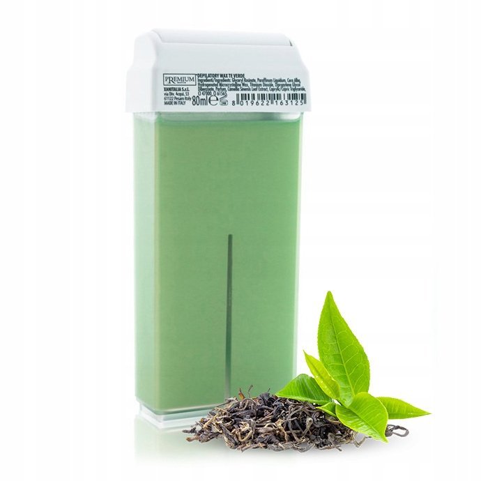 Xanitalia Wosk Zielona Herbata Szeroka Rolka Premium 80ml