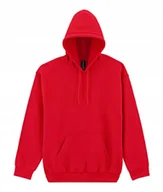 Bluzy damskie - Bluza Dresowa Kangurka Kaptur DRYBLEND Gildan 12500 CZERWONA XL - miniaturka - grafika 1