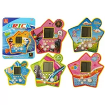 Import LEANToys Gra Elektroniczna Kieszonkowa Brick Tetris - Zabawki interaktywne dla dzieci - miniaturka - grafika 1