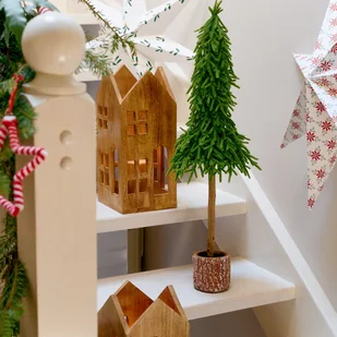 HOMLA HECTOR Choinka na pieńku 100 cm - Choinki - miniaturka - grafika 1