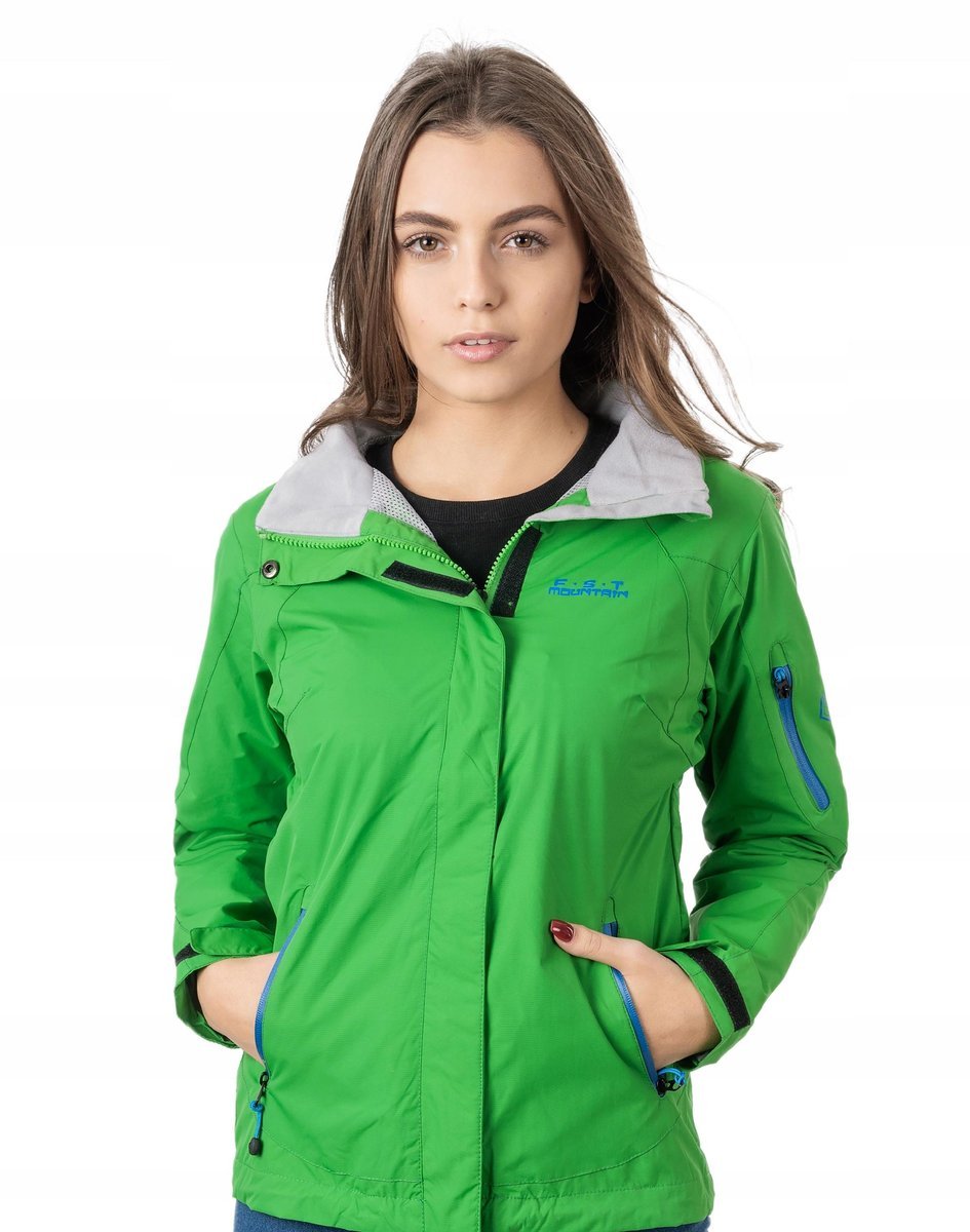 Kurtka Damska Sportowa Termoaktywna 5515 L zielona