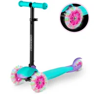 Hulajnogi - Ricokids Hulajnoga trójkołowa Ricokids Loco - turkusowo różowa 765104 - miniaturka - grafika 1