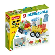 Zabawki interaktywne dla dzieci - Quercetti Jumbo Peggy Vehicles - - miniaturka - grafika 1