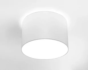 Nowodvorski Plafon LAMPA sufitowa CAMERON 9684 okrągła OPRAWA abażurowa biała - Lampy sufitowe - miniaturka - grafika 1