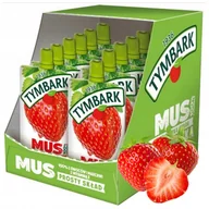 Koncentraty warzywne, przeciery - Tymbark Mus 100% truskawka jabłko banan marchew 120 g x 12 sztuk - miniaturka - grafika 1