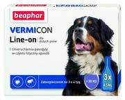 Artykuły przeciw pasożytom - Beaphar VERMICON Line-on Pies L powyżej 30kg pipeta 3 x 4,5ml) - miniaturka - grafika 1