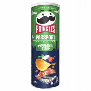 Chipsy Pringles Italian Pepperoni Pizza 165g - Chipsy - miniaturka - grafika 1
