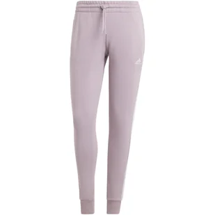 Spodnie damskie adidas Essentials 3-Stripes Fleece fioletowe IR5403 XS - Dresy damskie - miniaturka - grafika 1