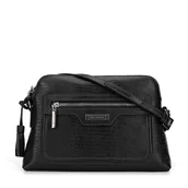 Torebki damskie - Damska listonoszka skórzana z chwostem - miniaturka - grafika 1