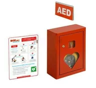 Akcesoria medyczne - Boxmet Medical Szafka na AED z alarmem dźwiękowym 150 - miniaturka - grafika 1
