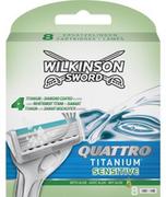 Maszynki do golenia i wkłady - Wilkinson Sword Quattro Titanium Sensitive ostrza, , 8 szt. , , 70050990 - miniaturka - grafika 1