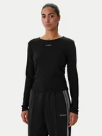Bluzki damskie - Guess Bluzka V6RP08 KD932 Czarny Slim Fit - miniaturka - grafika 1