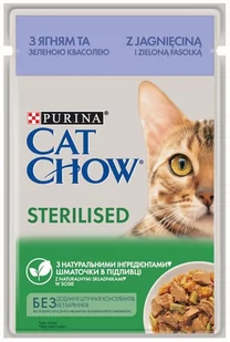 Purina Cat Chow Sterilised Jagnięcina saszetka 85g - Mokra karma dla kotów - miniaturka - grafika 2