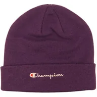 Czapki męskie - Czapka zimowa Champion Beanie Cap 806064 fioletowy - miniaturka - grafika 1