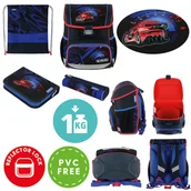 Plecaki szkolne i tornistry - Zestaw tornister plecak szkolny Loop Plus High Speed wyścigówka HERLITZ - miniaturka - grafika 1