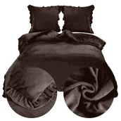 Pościel - Pościel 160 x 200 3cz Mikrofibra Falbana Erva 2815 - miniaturka - grafika 1