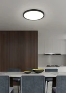 Lampy sufitowe - DRACO R65891932 czarny okrągły panel LED 30W CCT natynkowy 3stepDim - miniaturka - grafika 1