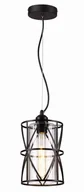 Lampy sufitowe - Ruby lampa wisząca 1płomienna czarna 337801-02 - miniaturka - grafika 1