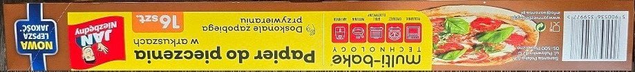 JAN NIEZBĘDNY Papier do pieczenia w arkuszach Multi-Bake Technology - 16 sztuk