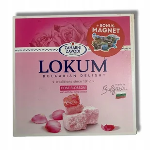 Lokum - Bulgarian Delight - Bułgarska galaretka o smaku Różanym - Żelki - miniaturka - grafika 1