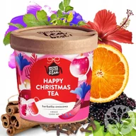 Herbata - Herbata świąteczna Happy Christmas Tea bez kofeiny z hibiskusem Brown House - miniaturka - grafika 1