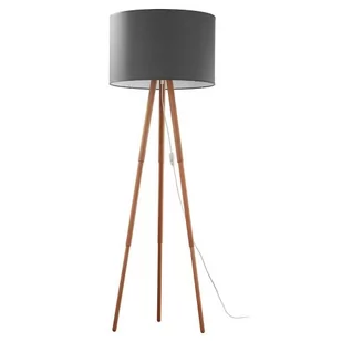 TK Lighting Lampa podłogowa na trójnogu Tokyo Grafit/Buk 5285 - Lampy stojące - miniaturka - grafika 1