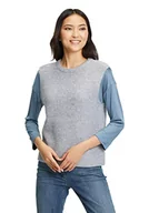 Swetry damskie - Betty Barclay Damski sweter 5748/1170, szary melanż, 38 (DE) - miniaturka - grafika 1