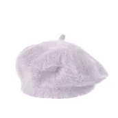 Czapki damskie - Beret Classy fluffy - miniaturka - grafika 1