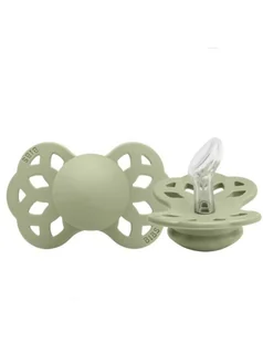 Baby in World Smoczek uspokajający ortodontyczny anatomiczny Bibs Infinity Sage S 0-6 - Smoczki uspokajające - miniaturka - grafika 1