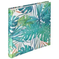 Albumy fotograficzne - Hama Album Jumbo Jungle Leaves 30x30/100 Zielony - miniaturka - grafika 1