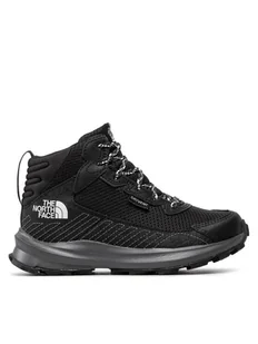 The North Face Trekkingi Fastpack Hiker Mid Wp NF0A7W5VKX71 Czarny - Buty trekkingowe dziecięce - miniaturka - grafika 1