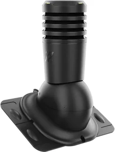 Eco Line Kominek wentylacyjny fi 125 mm czarny - Kominki wentylacyjne - miniaturka - grafika 1