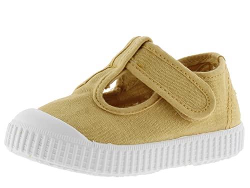 Victoria Płaski Sandał 1915 Płótno Barwione DREC & Pasek 136625-KIDS dla Unisex-dzieci, Pszen, 18 EU