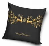 Poszewki na poduszki - POSZEWKA ŚWIĄTECZNA pluszowa dekoracyjna na poduszkę 40x40 WELWET - miniaturka - grafika 1