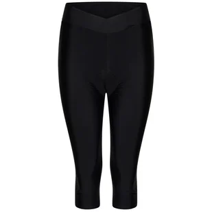 Legginsy damskie 3/4 Dare 2b Worldly Capri Rozmiar: XS / Kolor: czarny/niebieski - Spodnie sportowe damskie - miniaturka - grafika 1