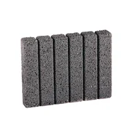 Kostki brukowe i krawężniki - Obrzeże palisadowe grafitowe 37x28x6 cm Baumabrick - miniaturka - grafika 1
