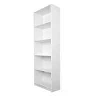 Regały - Regał Słupek Biały Na Książki 50 Cm B4-F41 - miniaturka - grafika 1